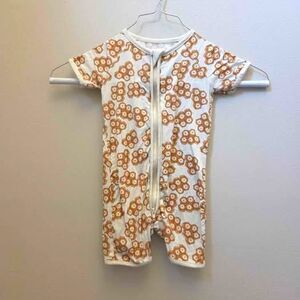 Little One Shop Honeycomb Bamboo Fiber Romper 6-12 M